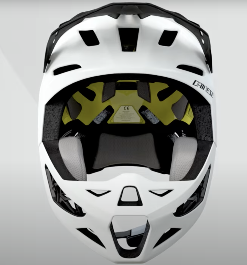 Lightest full face helmet illustration